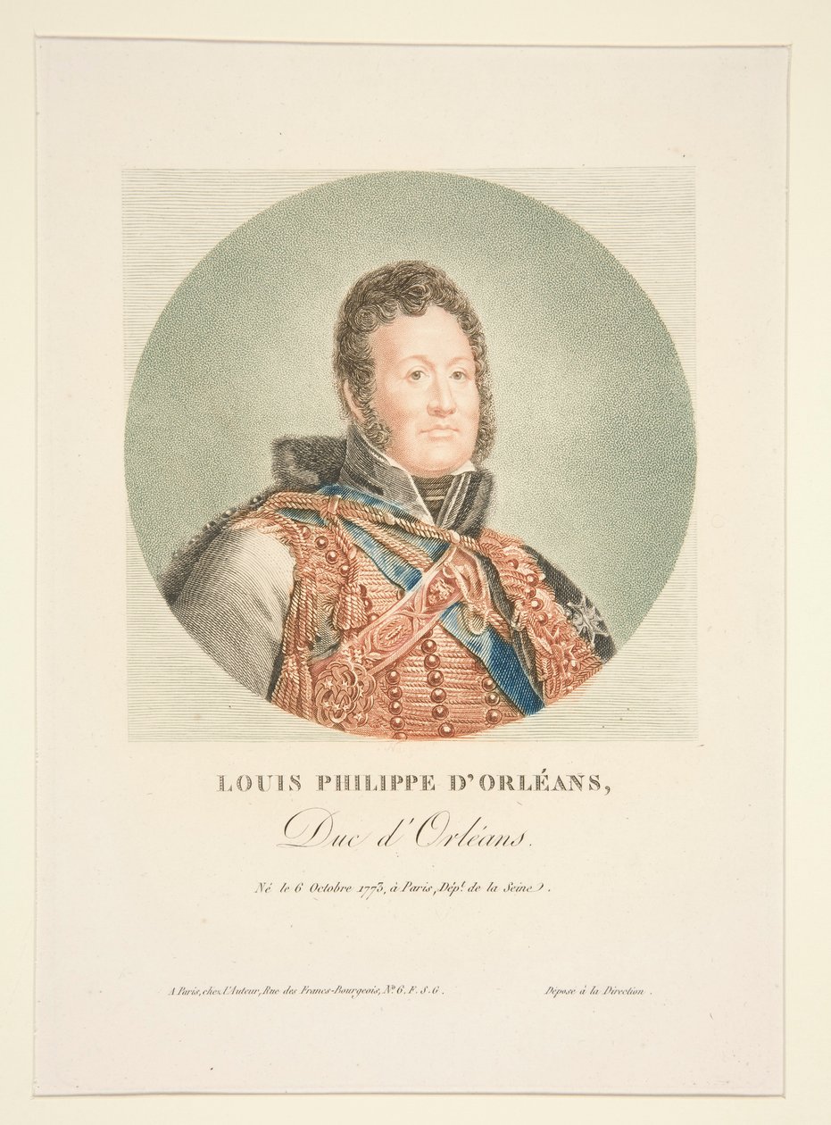 Louis Philippe d de Unknown
