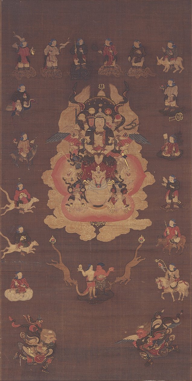 Mandala de Dakini-Ten＜Ḍākiṇī＞ de Unknown
