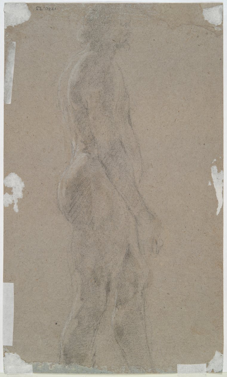 Nu Masculino (reto); Figura Masculina em Perfil (verso) de Unknown
