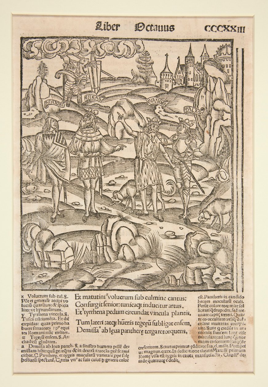 Página do Virgil de Estrasburgo, 1502 de Unknown