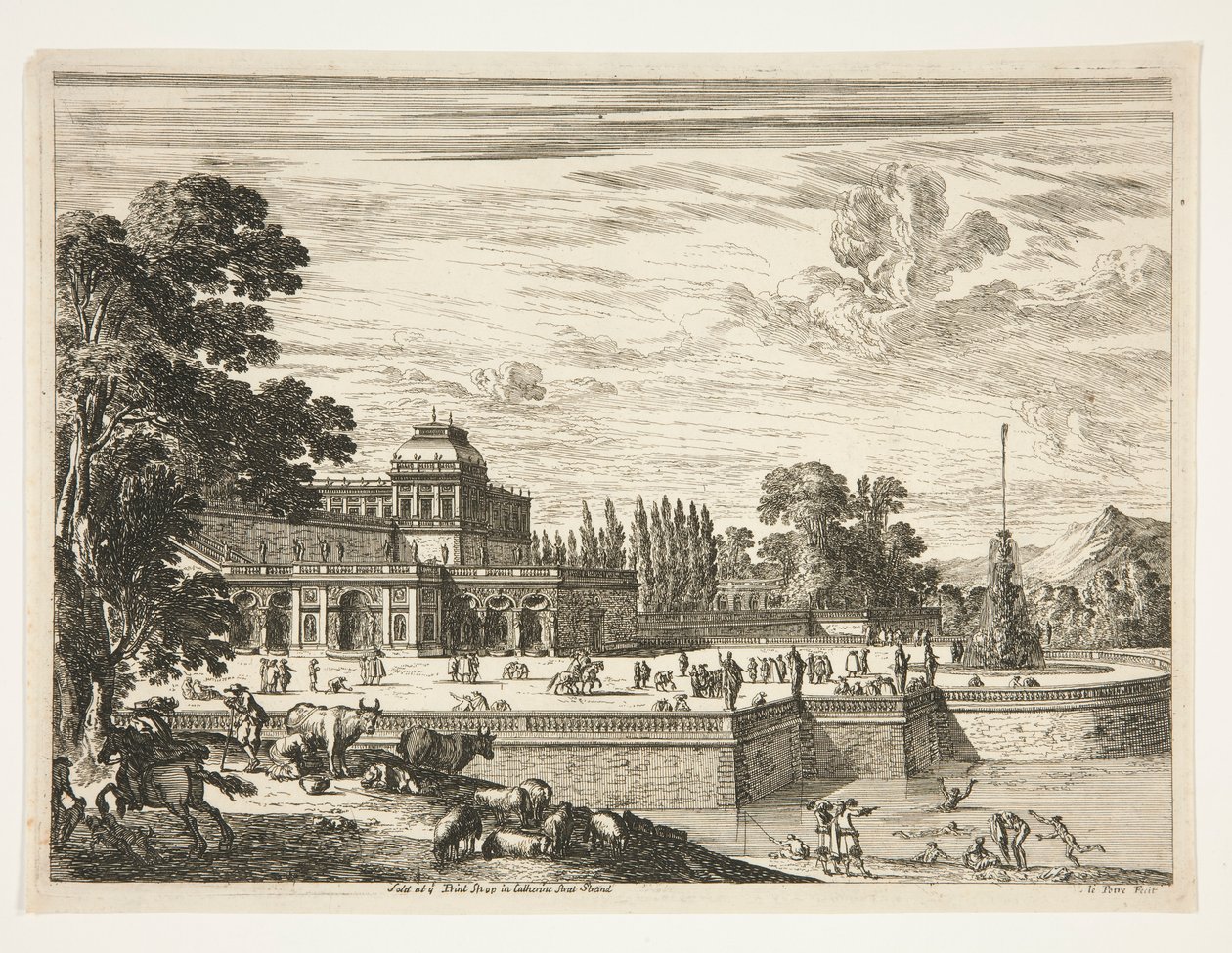 Palácio e jardins de Unknown