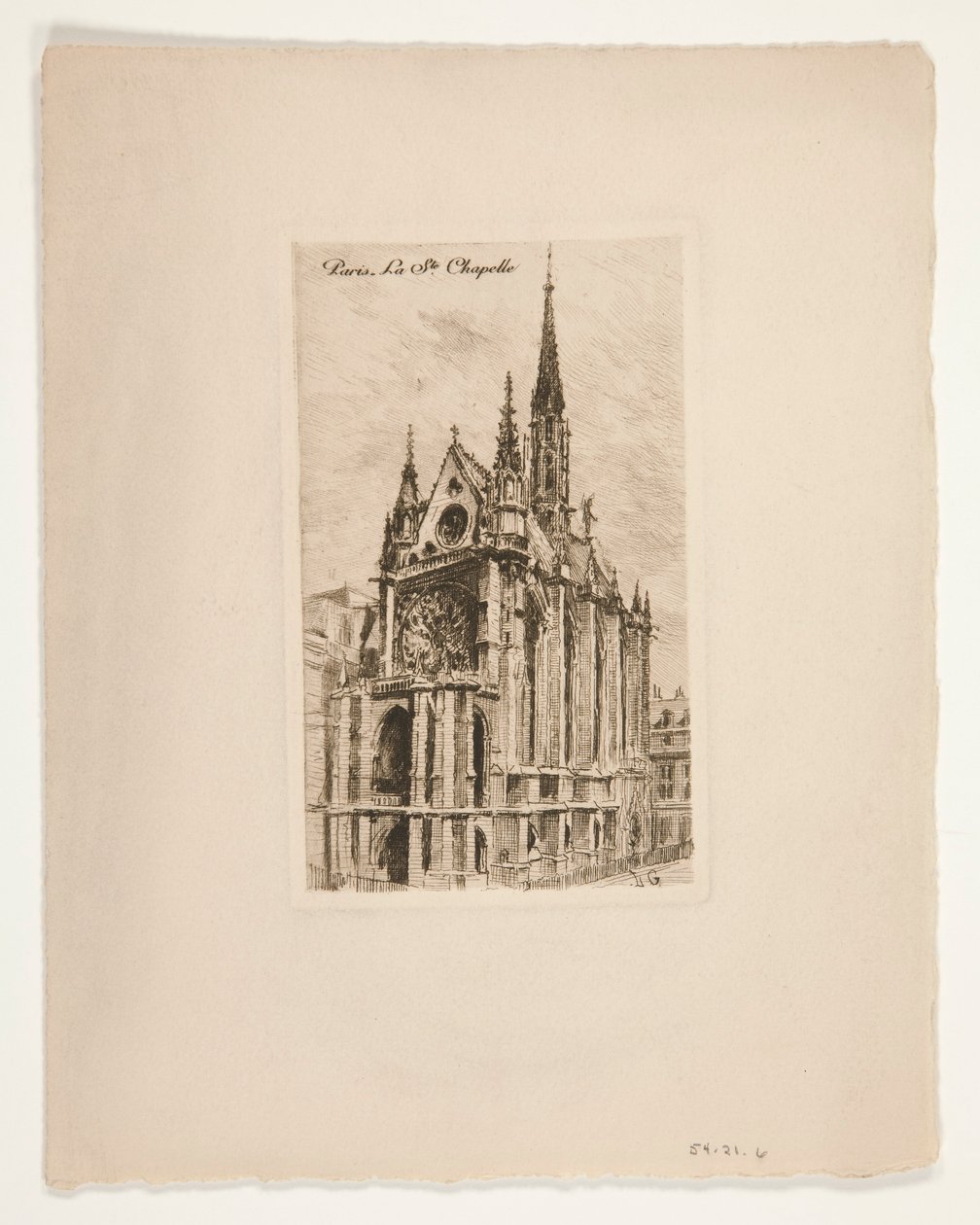 Paris, La Ste. Chapelle de Unknown