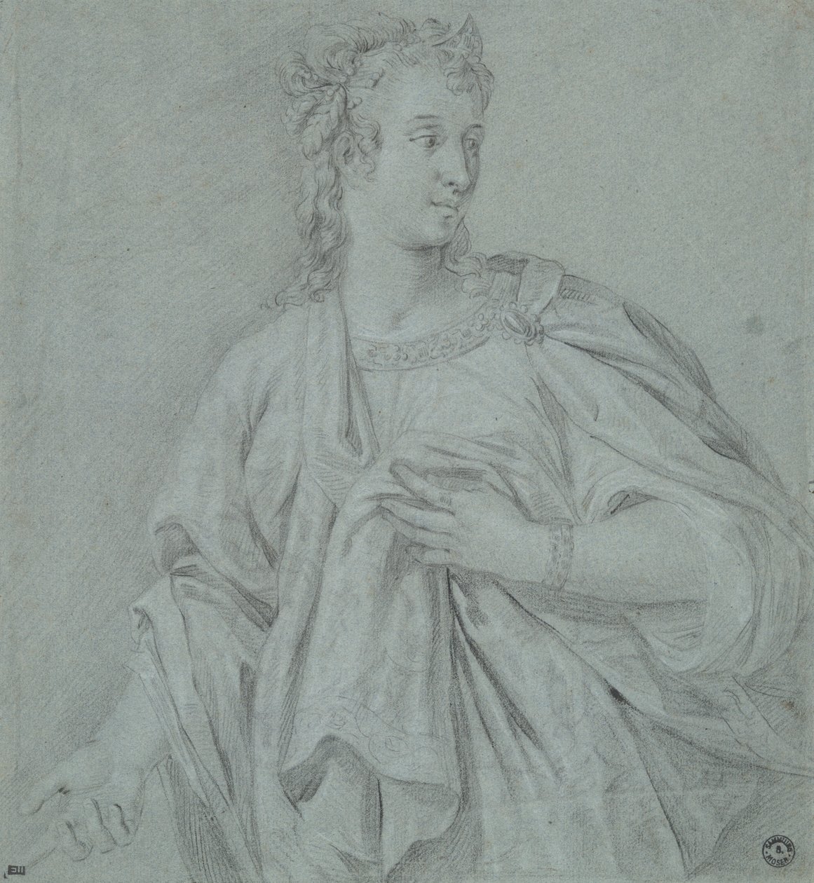 Retrato de Elia Petina, esposa de Claudius de Unknown