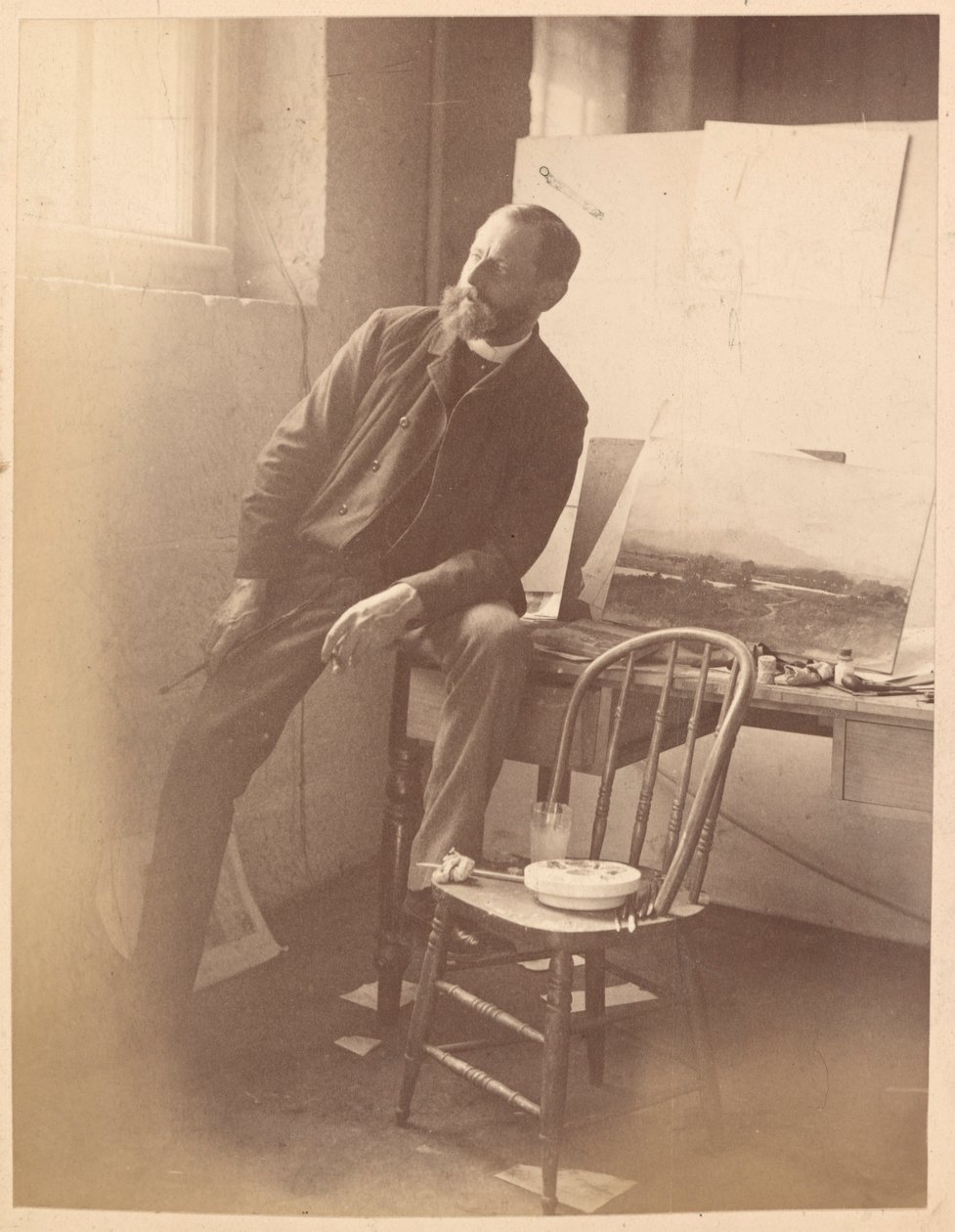 Retrato de Frederick B. Schell, do álbum [Sydney, Austrália] de Unknown