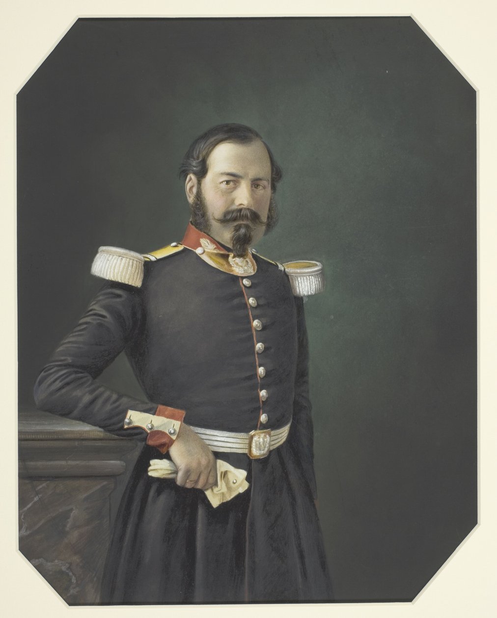 Retrato de um oficial militar francês de Unknown