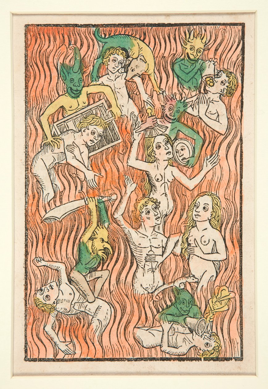 Purgatório, ilustração de The Soul Root Garden de Unknown