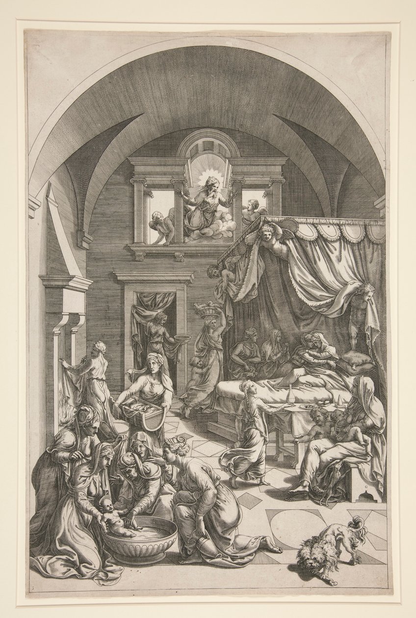 O Nascimento de São João Baptista de Unknown