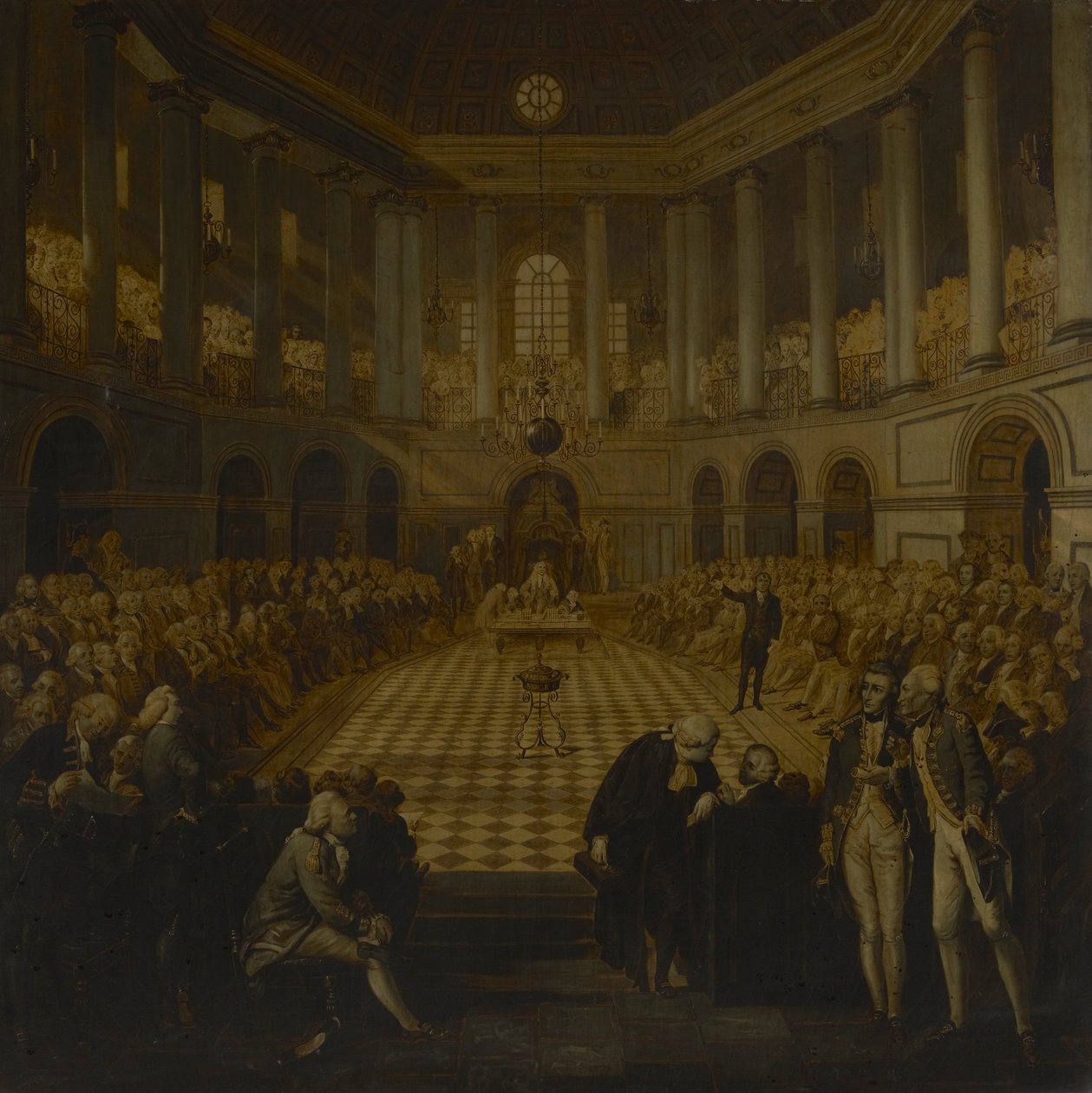 O Parlamento Irlandês de Unknown