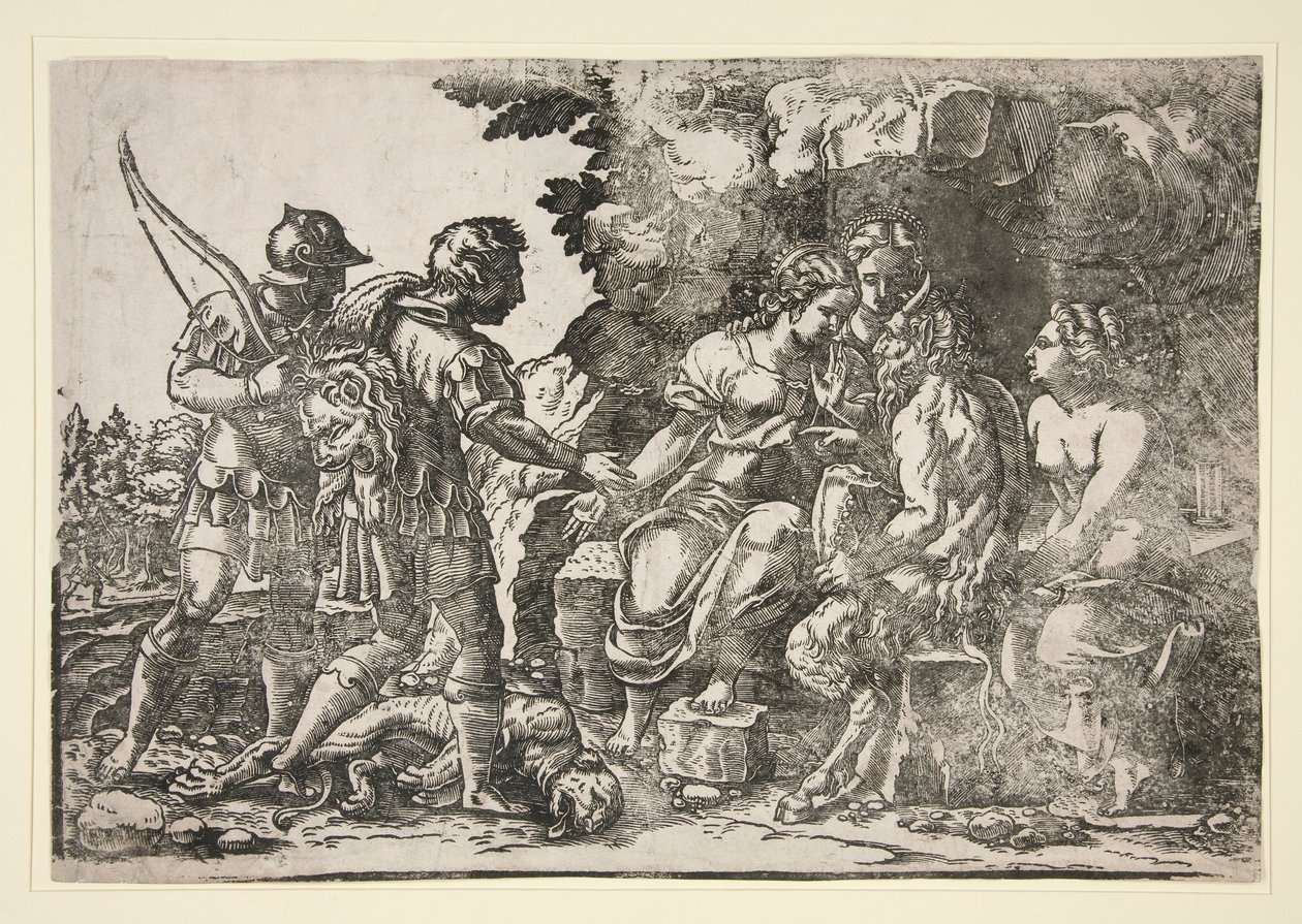 Thetis recomenda Aquiles à Tutela de Quíron de Unknown