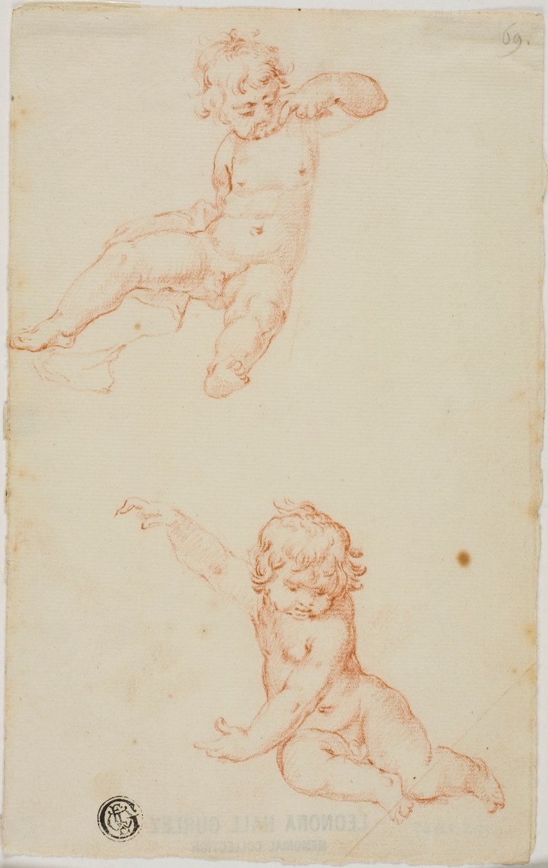Putti Dois Sentados de Unknown