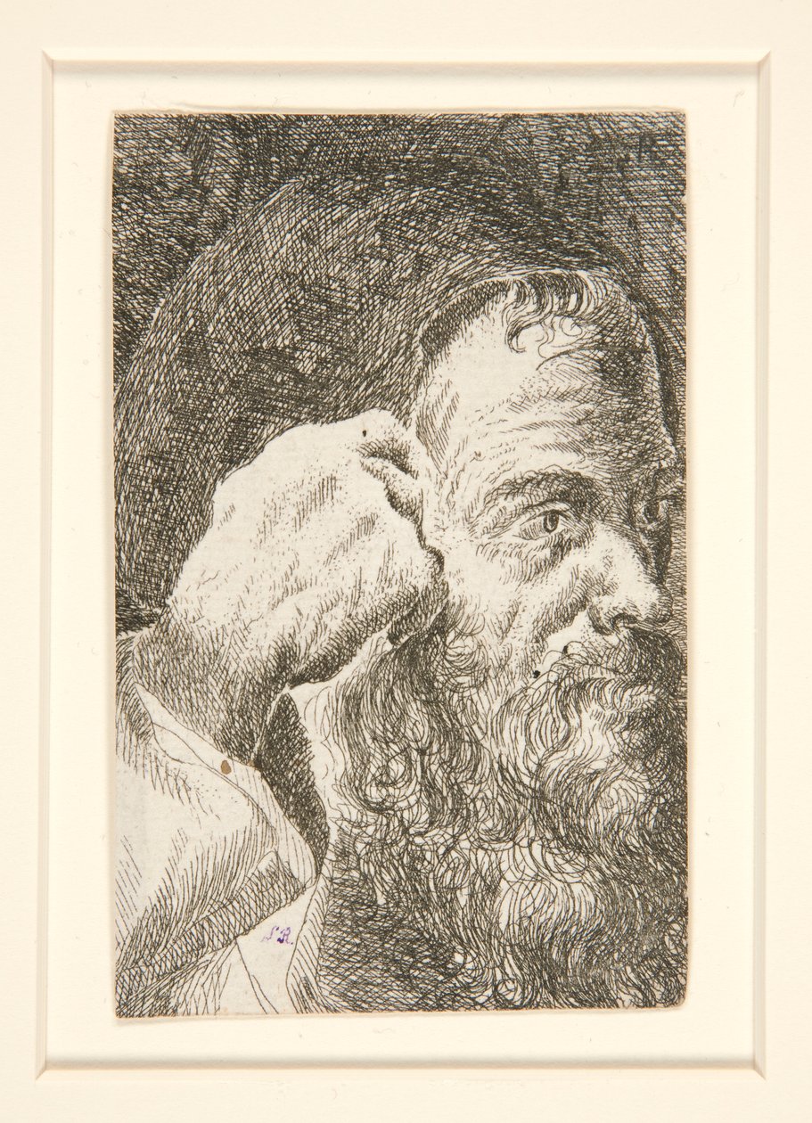 Sem título (Cabeça de um Homem Barbudo) de Unknown