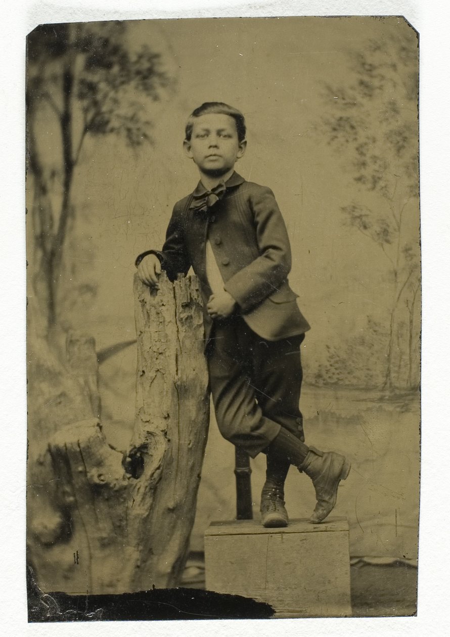 Sem título (Retrato de um rapaz inclinado) de Unknown
