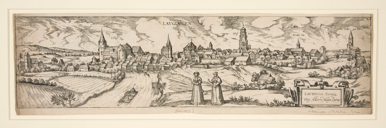 Sem título (Schloss Lienhart, etc. Paisagem urbana de LAUGEN) de Unknown