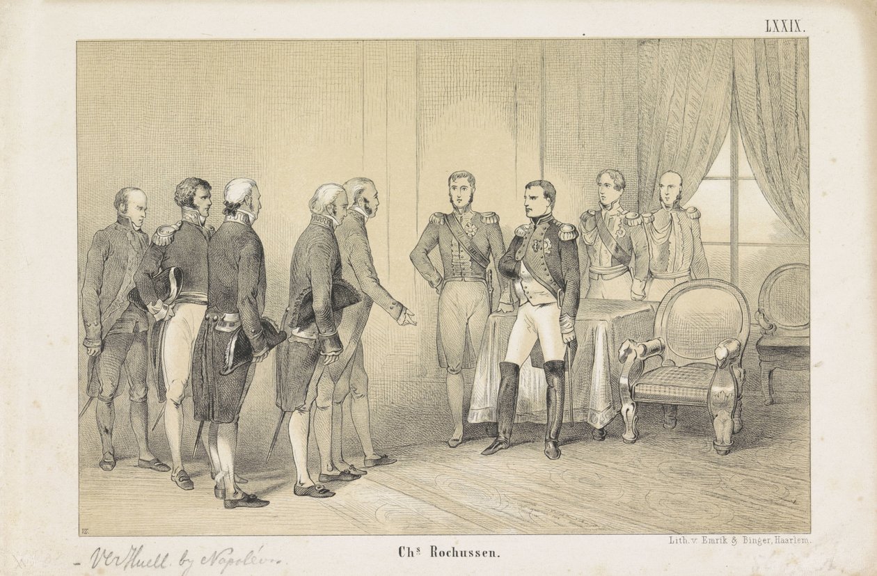 Verhuell com Napoleão, 1806 de Unknown