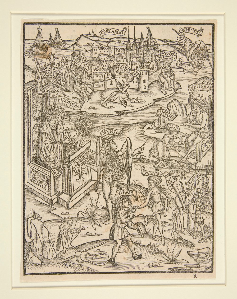 Corte de madeira do Virgil de Estrasburgo, 1502 de Unknown