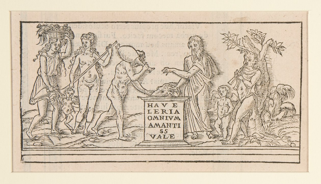 página da cópia depois de Francesco Colonna de Unknown