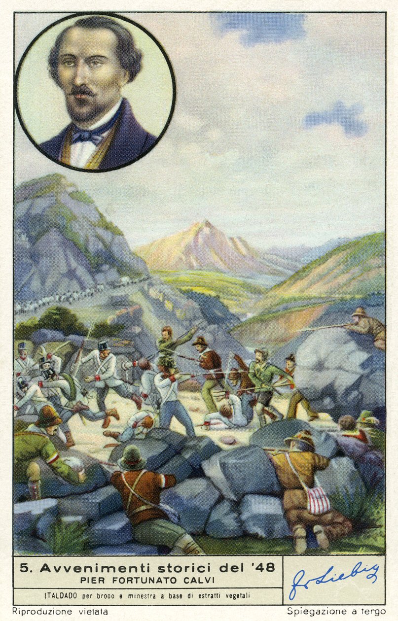 Revolução italiana de 1848 de Unknown artist