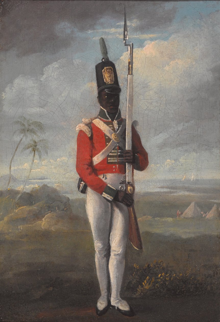 Um soldado raso do 8º Regimento das Índias Ocidentais de Unknown artist