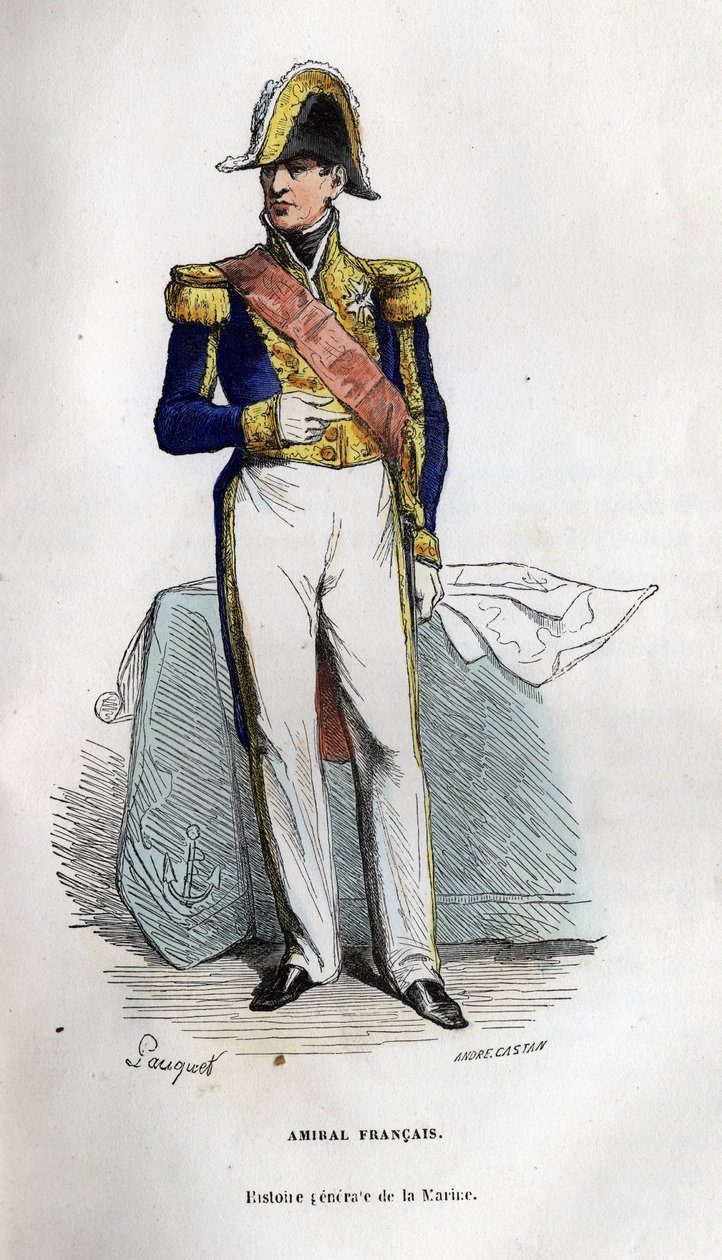 Almirante Francais na "Histoire generale de la marine", sob a direcção do Sr. Van Tenac de Unknown artist