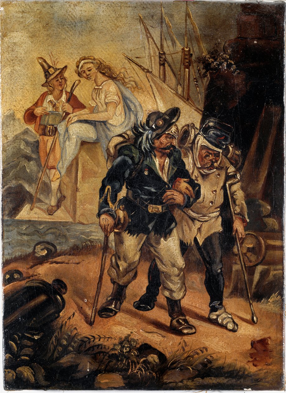 Depois da guerra (óleo sobre tela, c.1859) de Unknown artist