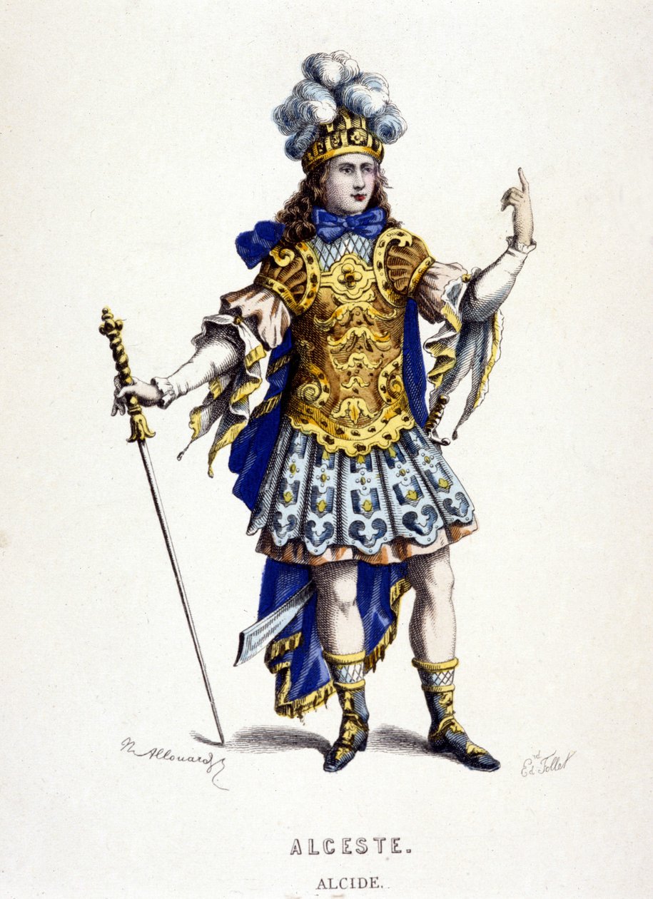 Alcide na ópera "Alceste (ou Le Triomphe d