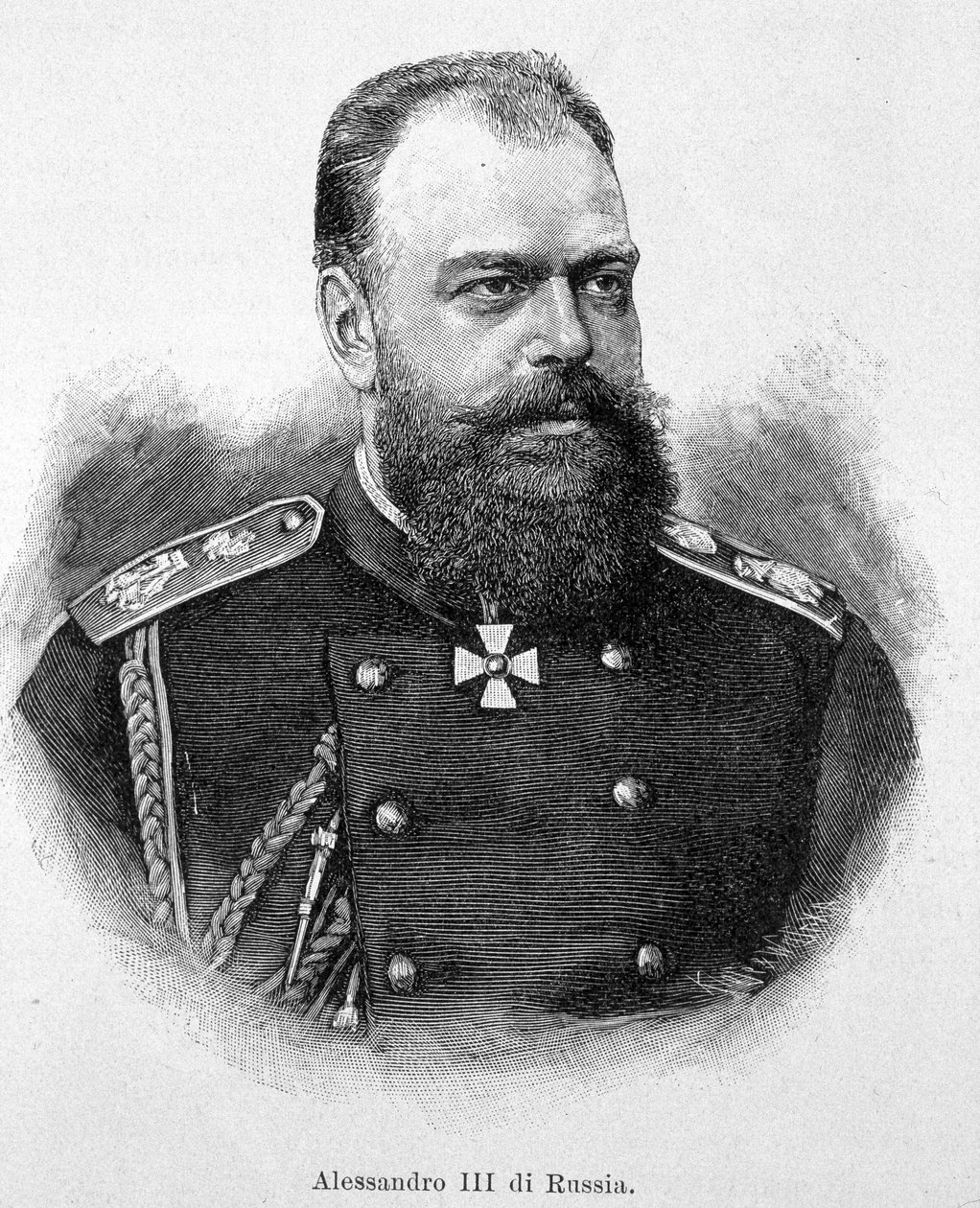 Alexandre III (Alexandrovich) Imperador da Rússia de Unknown artist