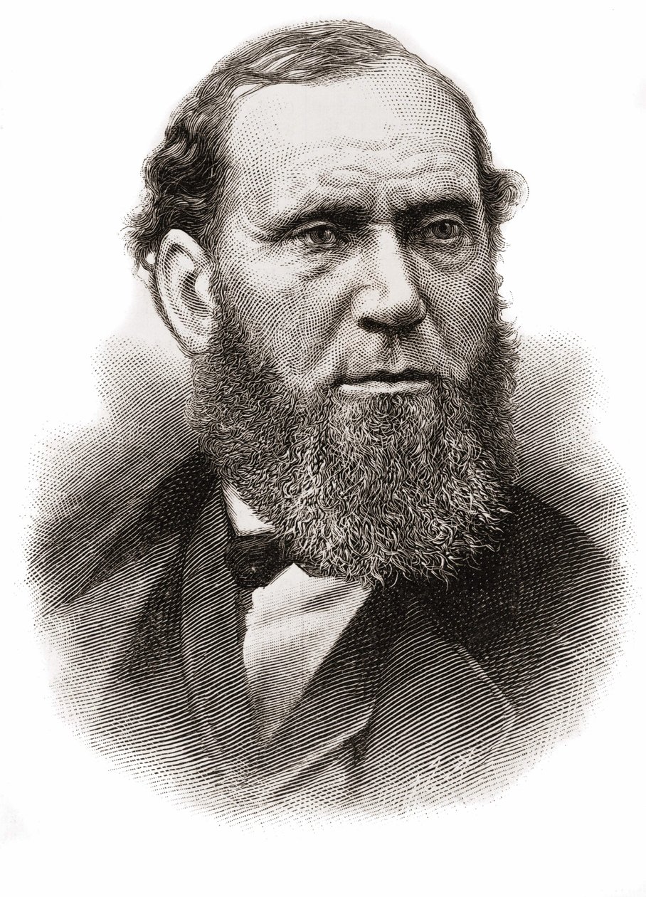 Allan Pinkerton (1819-1884), detective americano de origem escocesa. de Unknown artist