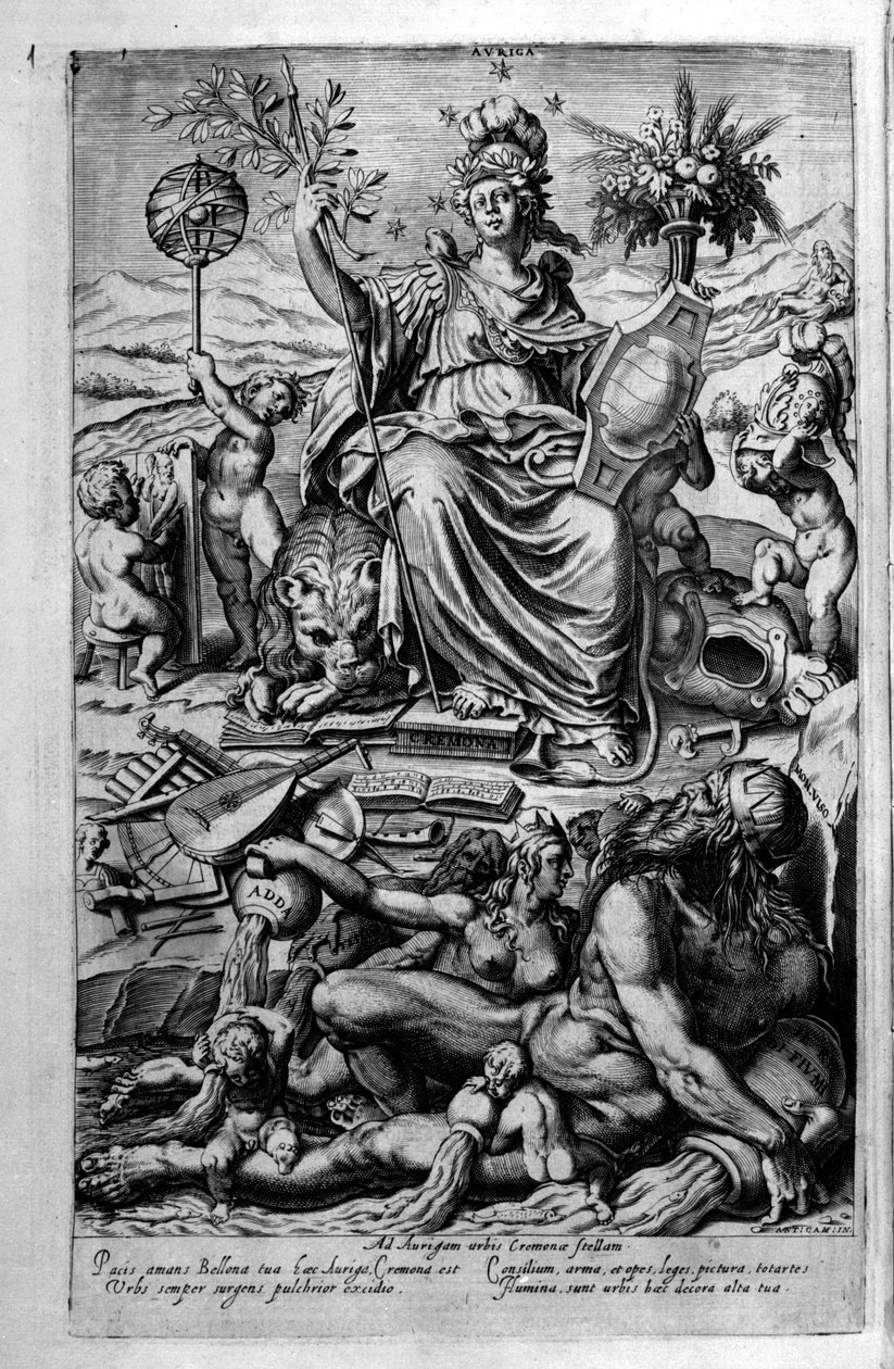 Alegoria da Cidade de Cremona de Unknown artist