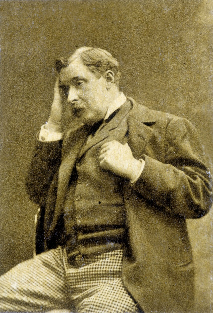 Alphonse Allais (1854 - 1905) - foto em 1895. de Unknown artist