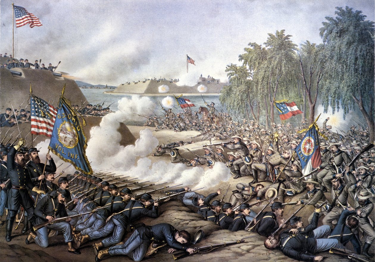 Guerra Civil Americana (1861 - 1865): Primeira Batalha de Corinto (Mississippi) 29 de abril - 10 de junho de Unknown artist