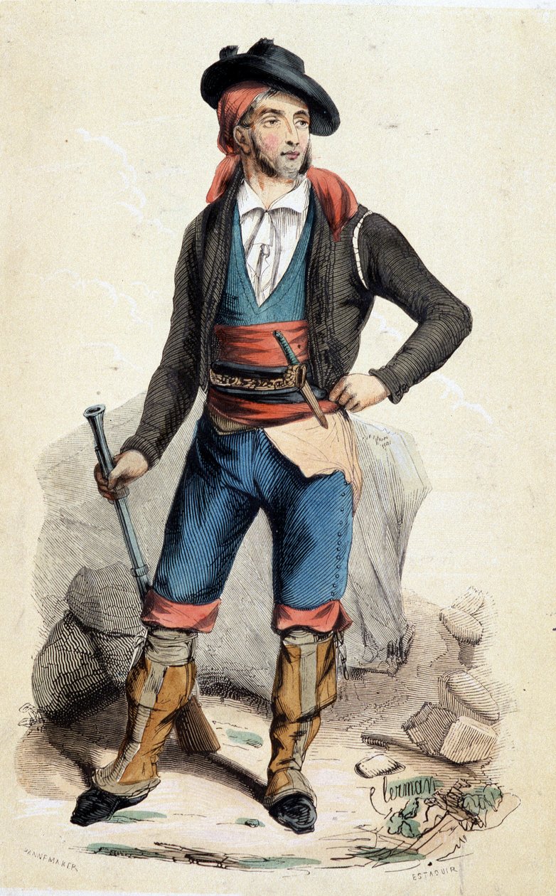 Contrabandista andaluz (traje) de Unknown artist
