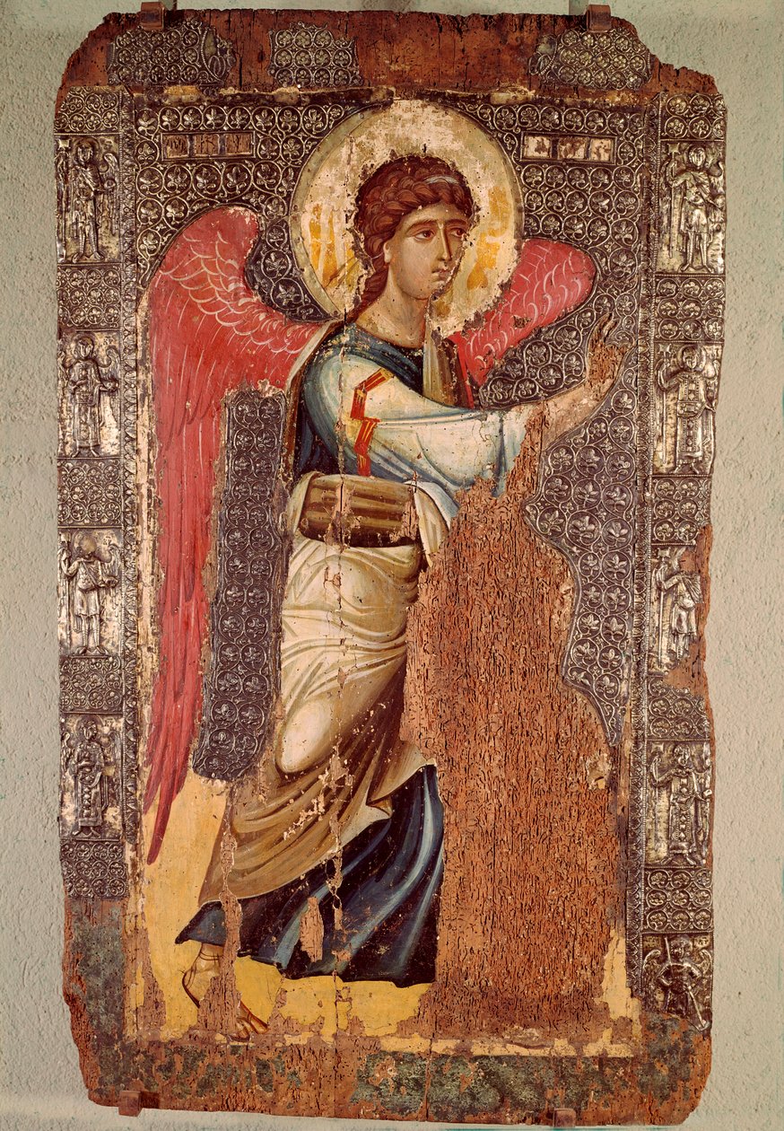 Anjo da Anunciação (ícone do século XIII-XIV) de Unknown artist