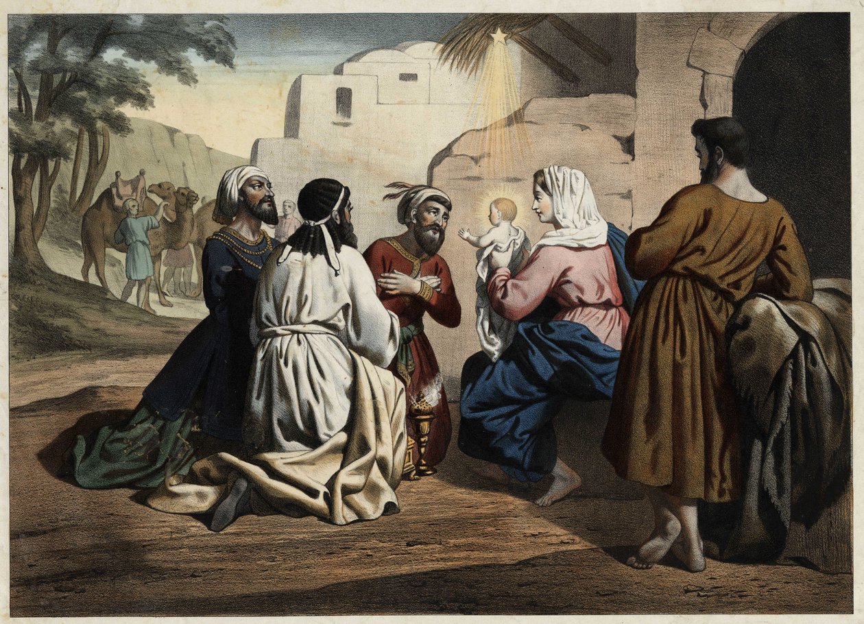 Gravura anónima de meados do século XIX. de Unknown artist