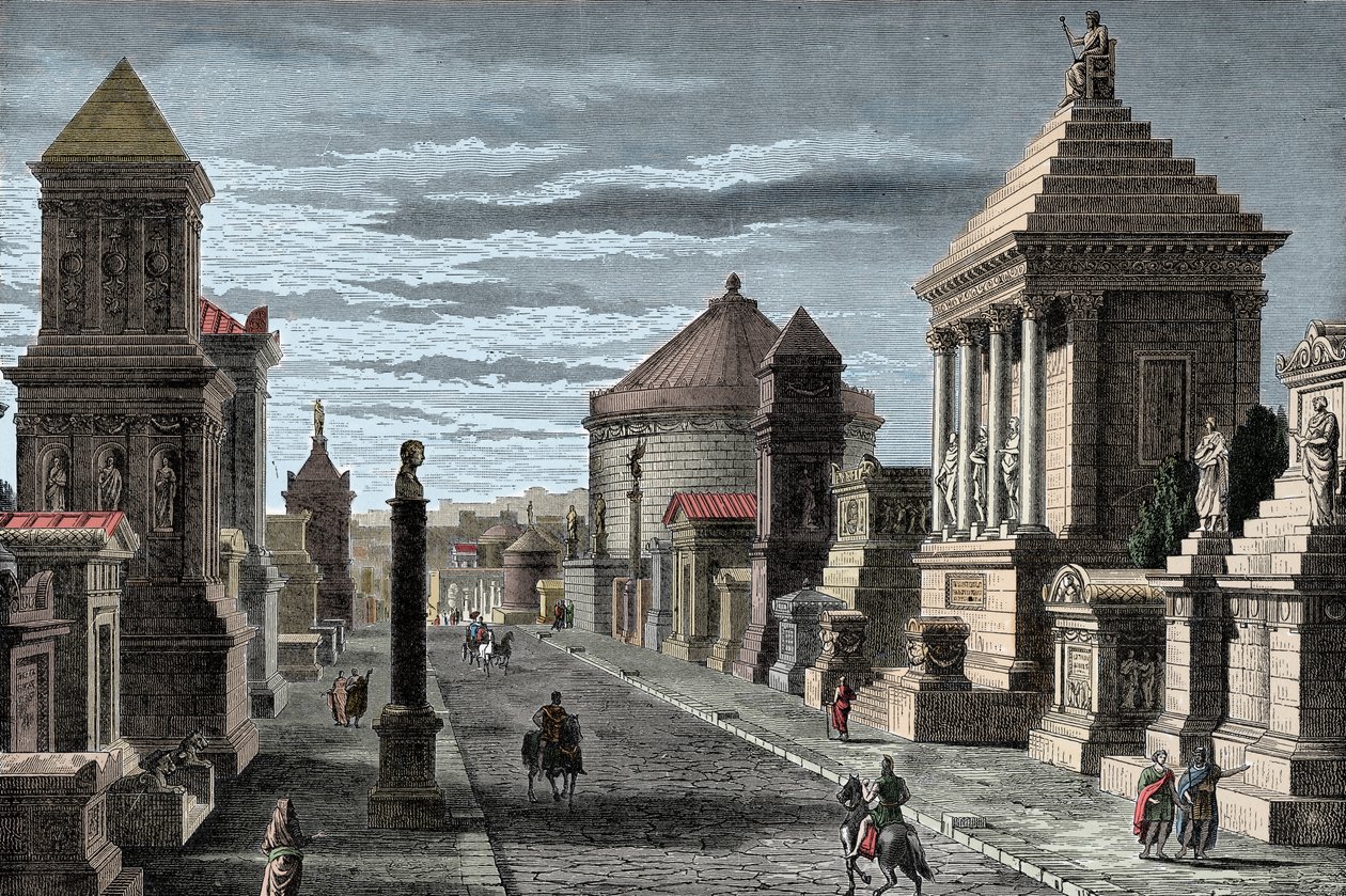 Via Appia a Roma - Via Appia a Roma - Via Appia a Roma - de Unknown artist