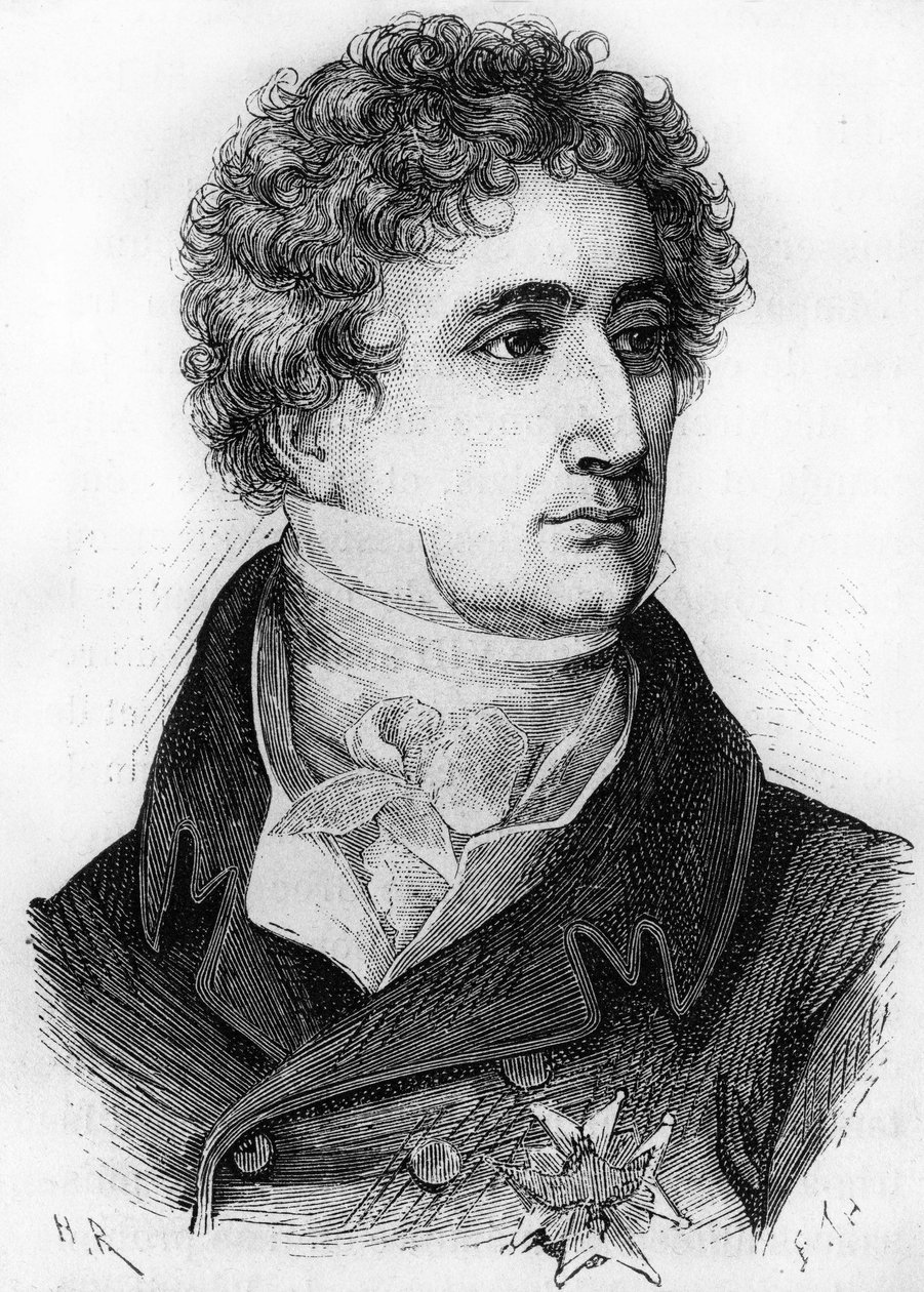 Armand Emmanuel du Plessis (1766-1822), Duque de Richelieu, político francês. de Unknown artist