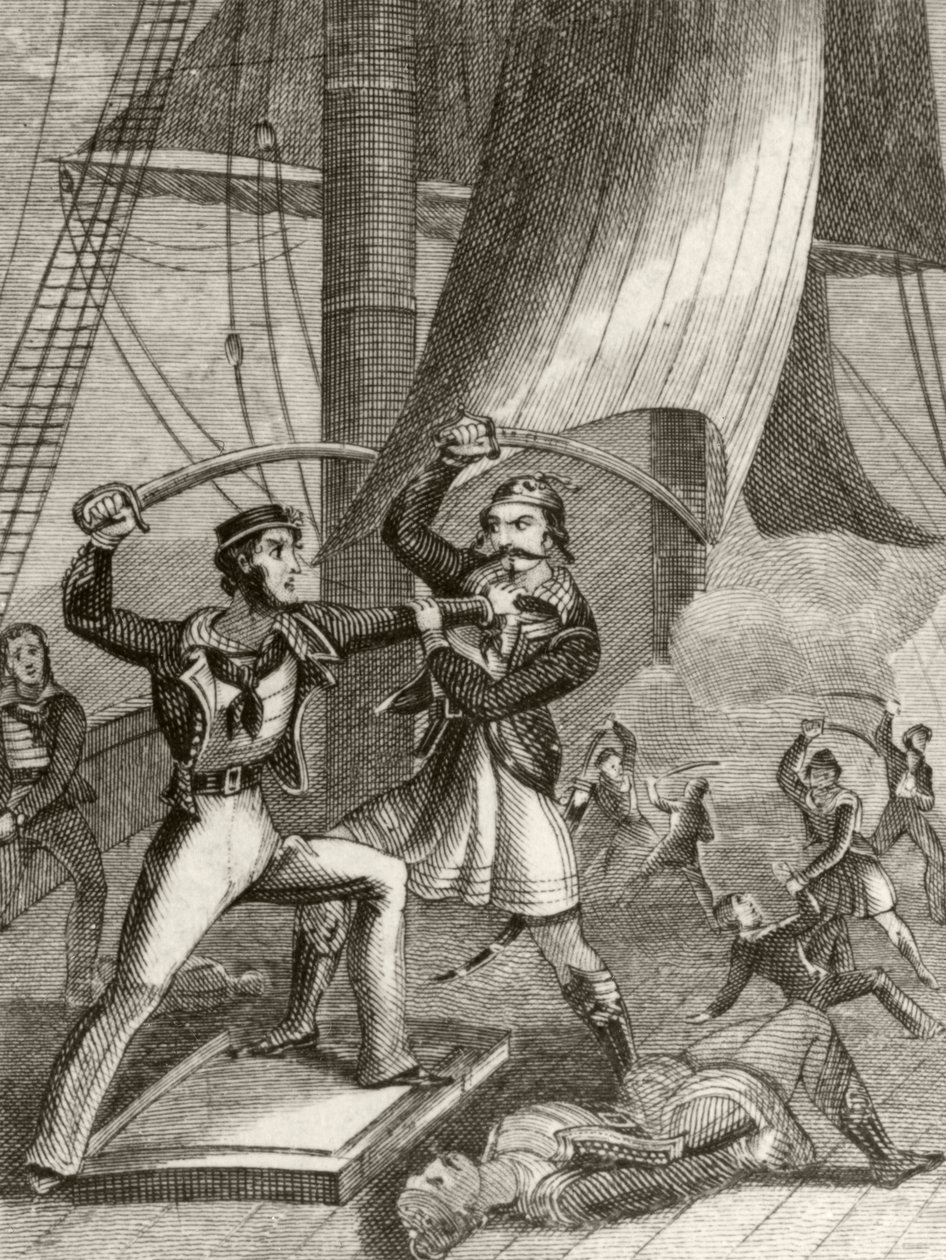 Ataque de piratas de Unknown artist