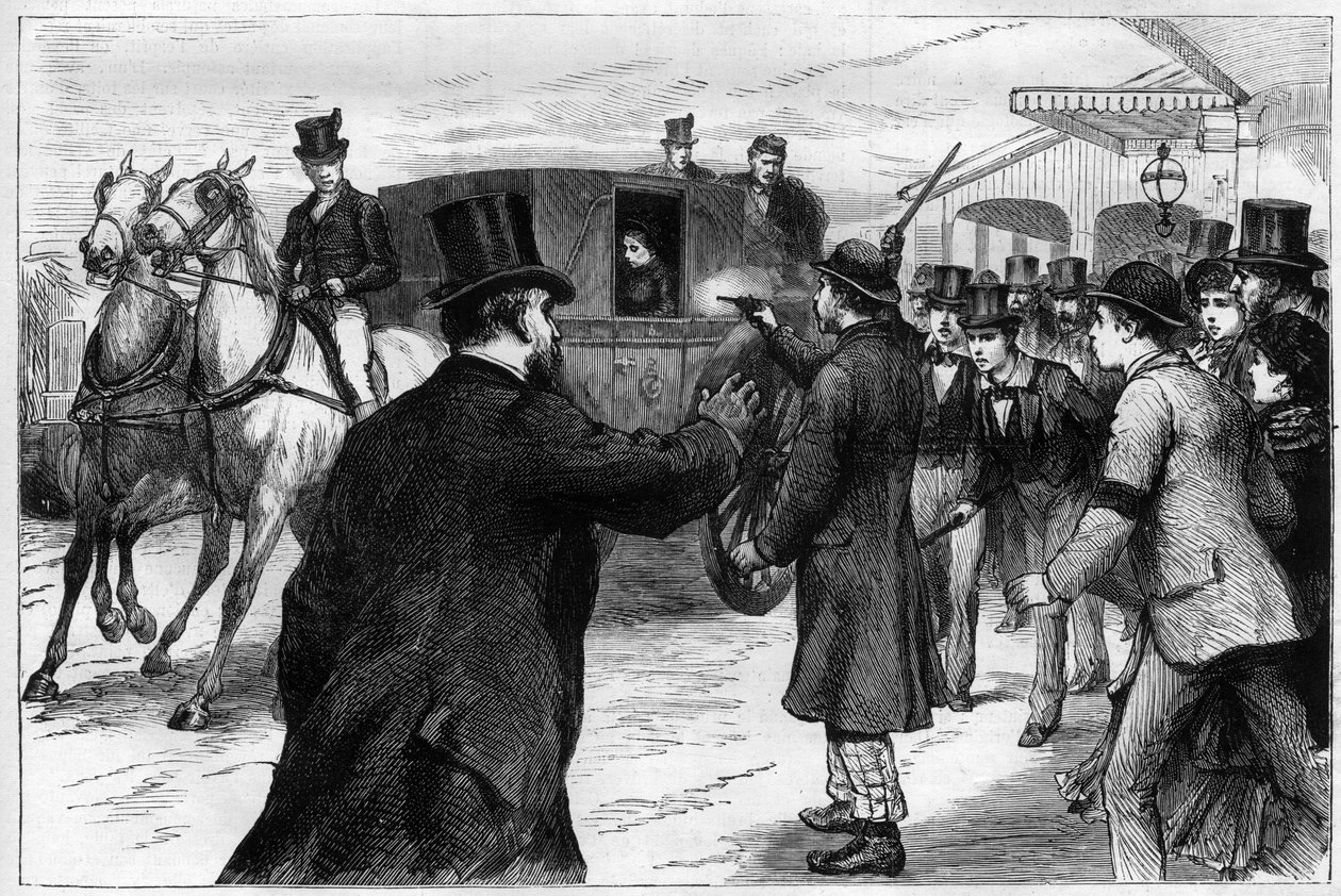 Ataque à rainha da Inglaterra Victoria - Em 2 de março de Unknown artist