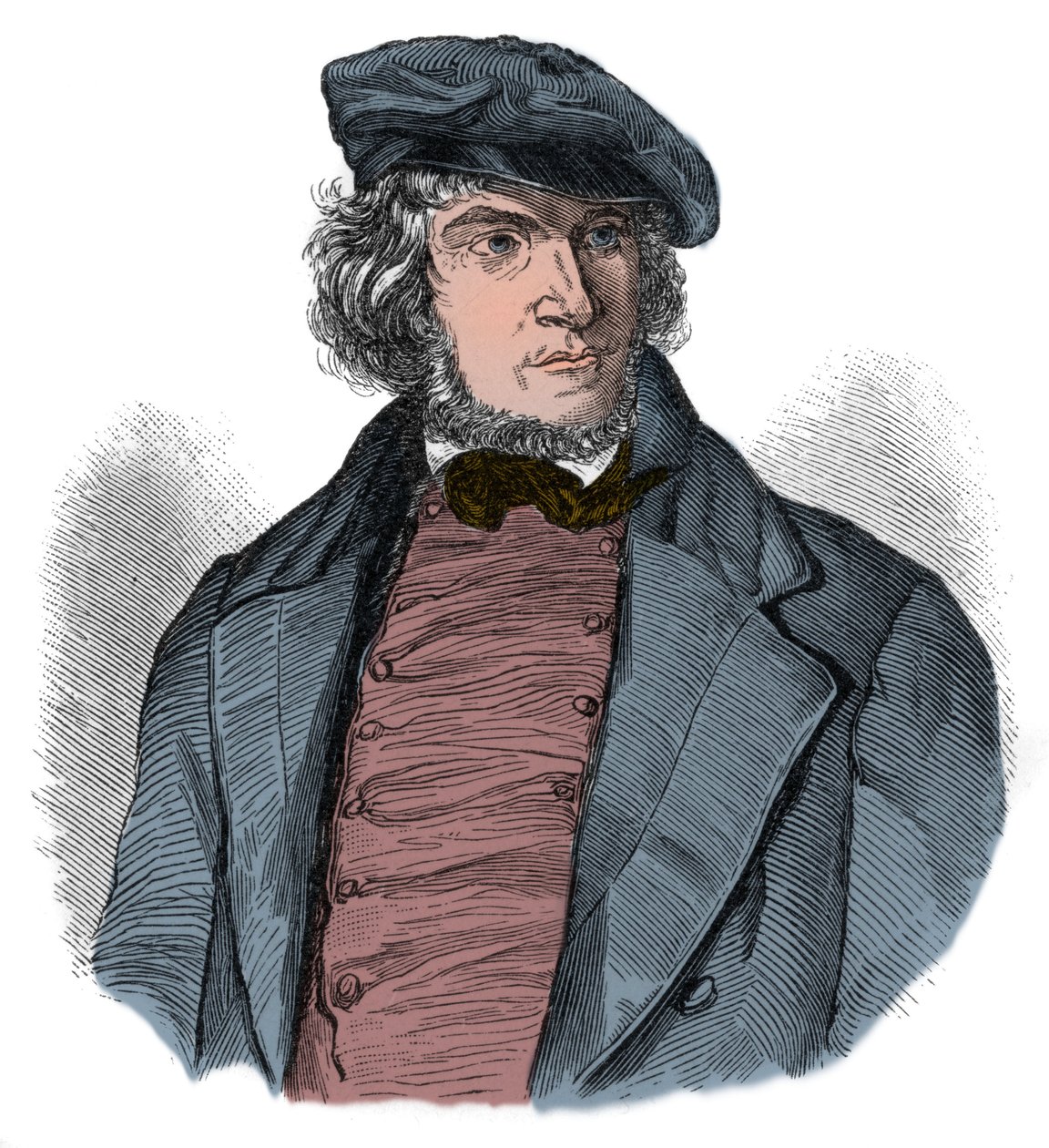 August Heinrich Hoffmann (Hoffmann von Fallersleben de Unknown artist