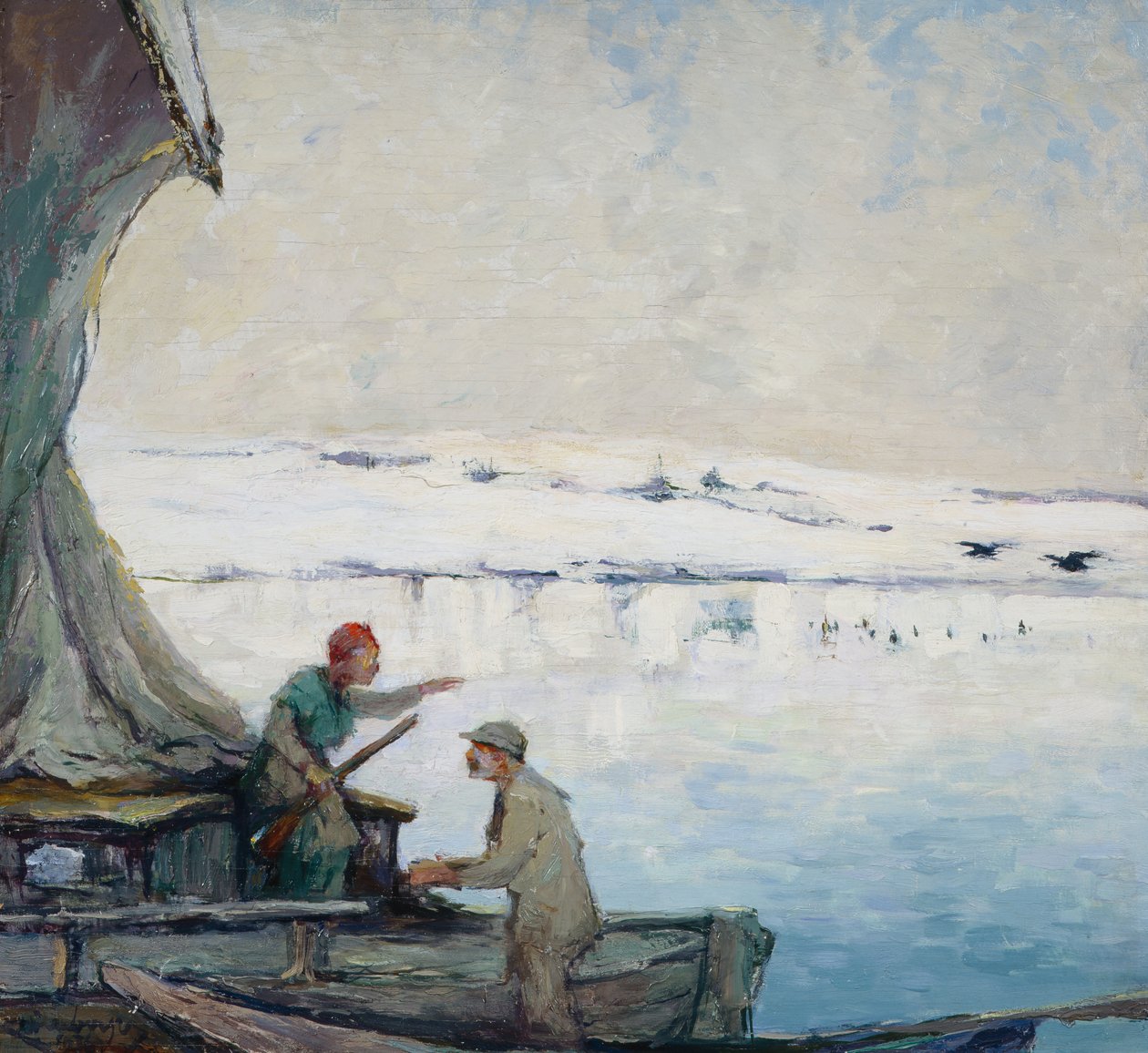 Auks no fiorde de Unknown Artist