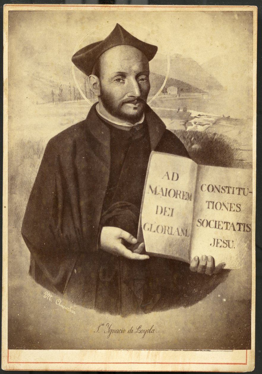 Azpeitia: Retrato pintado de Santo Inácio de Loyola, fundador da Companhia de Jesus e dos jesuítas de Unknown artist