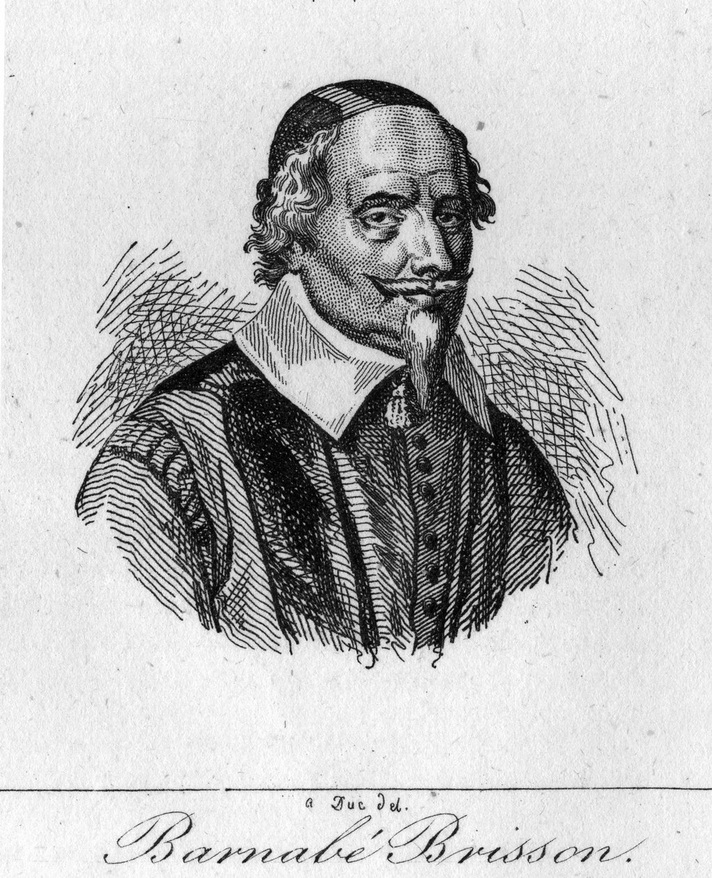 Barnabé Brisson, Magistrado Francês 1530-1591 de Unknown artist