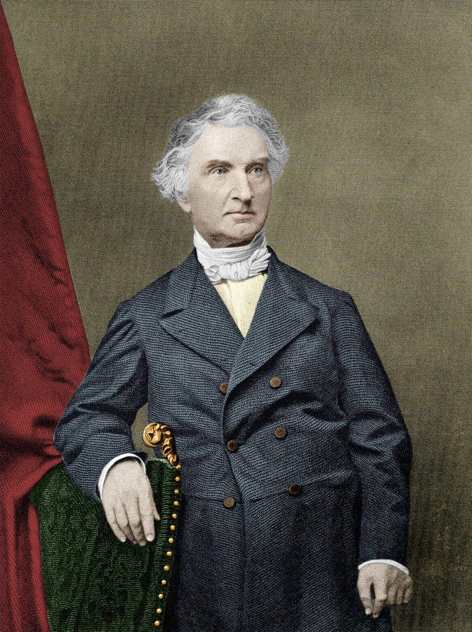 Barão Justus von Liebig, químico alemão (1803-1873). de Unknown artist