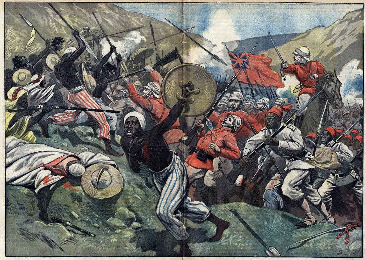 Batalha de Atbara (Sudão) de Unknown artist