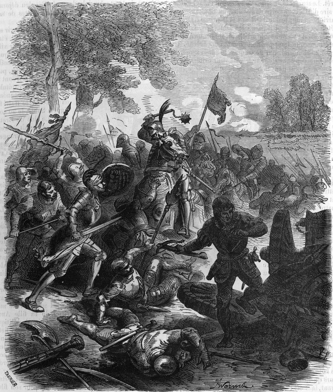 Batalha de Saint-Aubin-du-Cormier, 27 de julho de Unknown artist