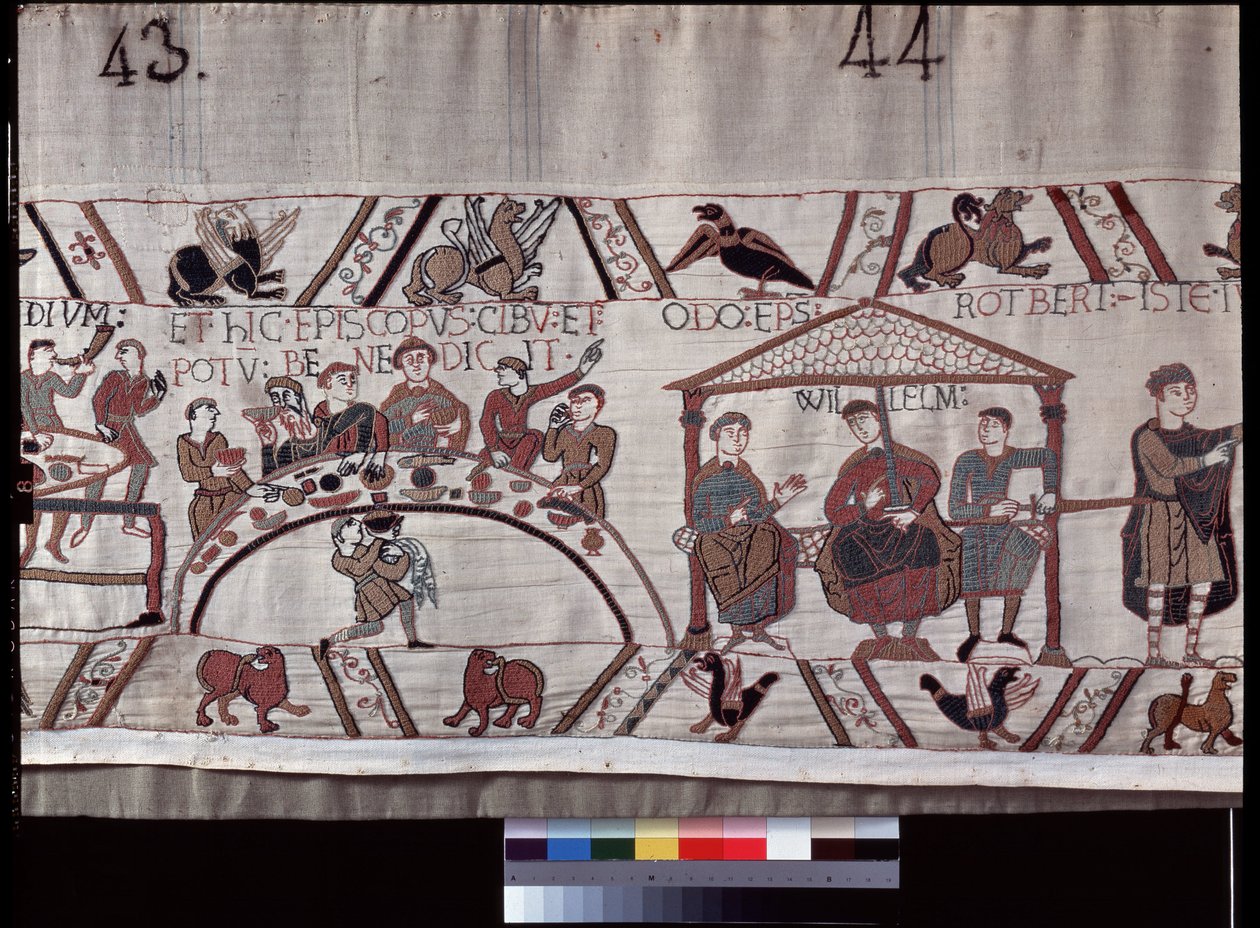 Tapeçaria Bayeux, conhecida como Bordado da Rainha Mathilde de Unknown artist