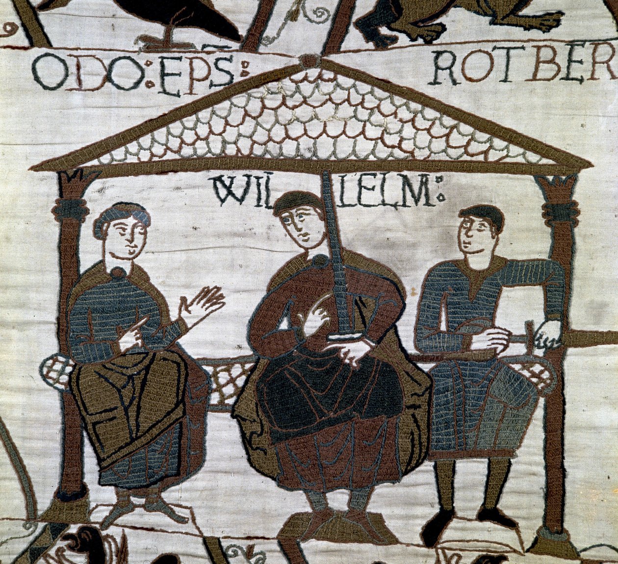 Tapeçaria Bayeux, conhecida como Bordado da Rainha Mathilde de Unknown artist