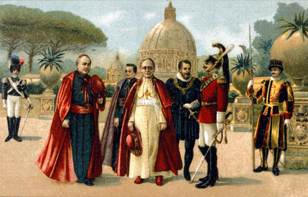 Bento XV (1854 - 1922). cromolitografia do final do século XIX. de Unknown artist