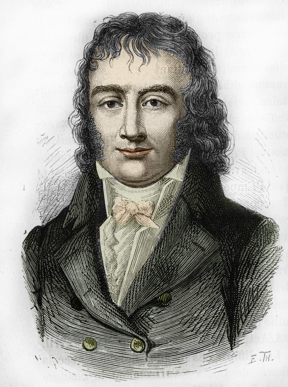Benjamin Constant, político e escritor francês de origem suíça (1767 - 1830) de Unknown artist
