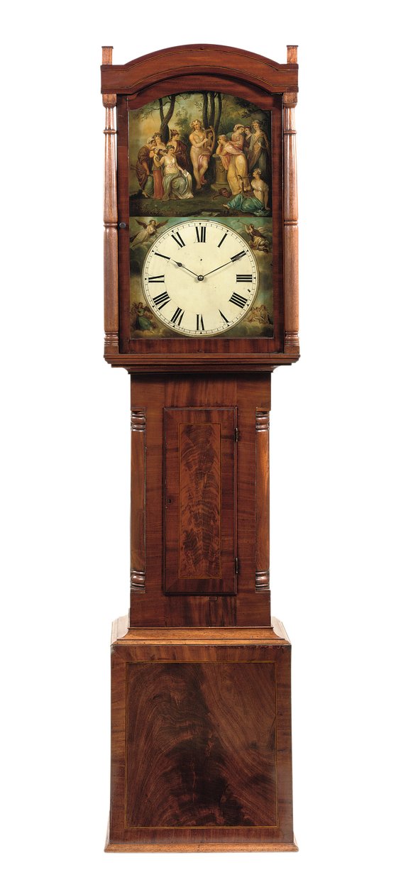 Relógio de órgão longcase da Floresta Negra (mogno) de Unknown artist