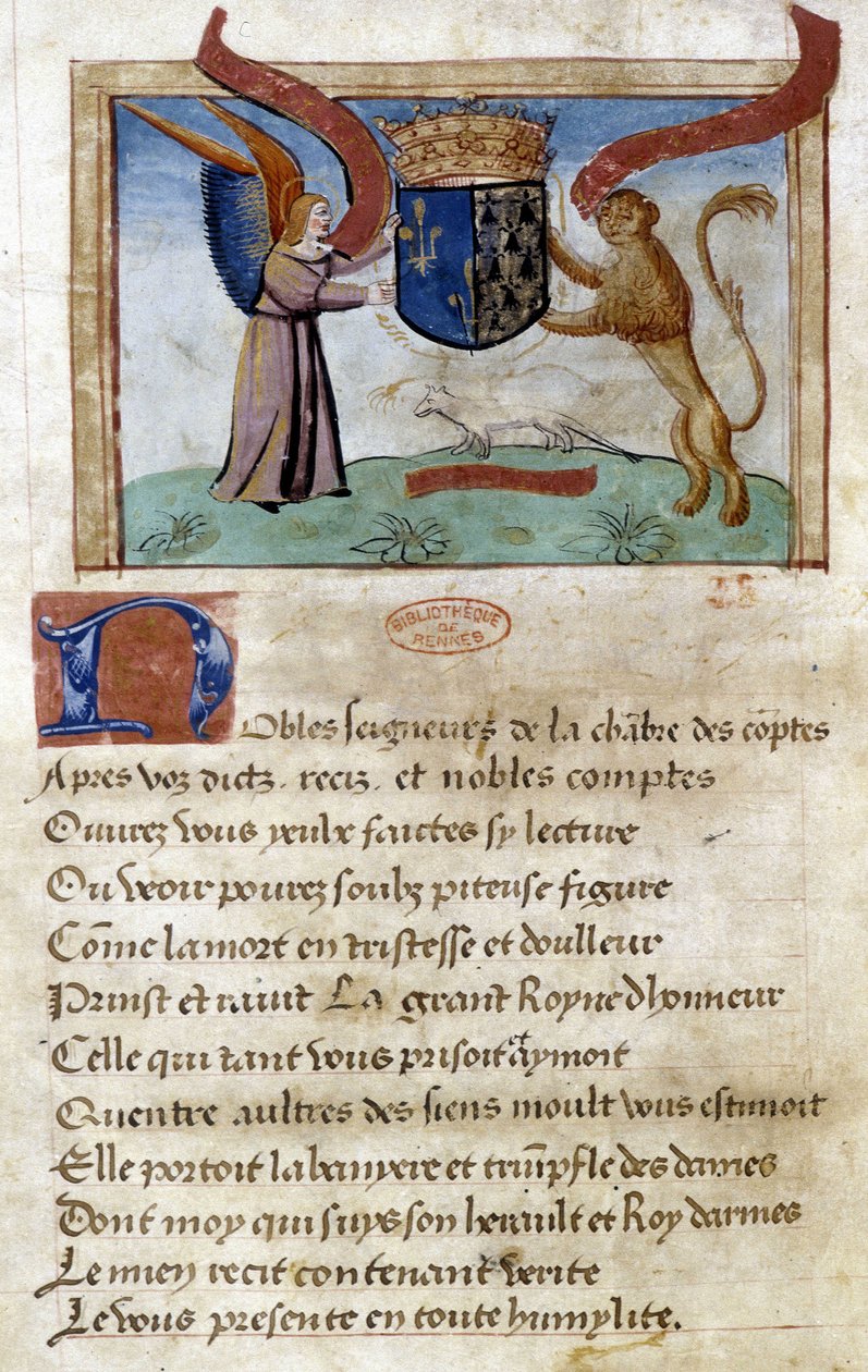 Blazon de Anne de Bretagne de Unknown artist